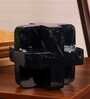 Geometric Black Cube Resin Artefact Geometric Black Cube Resin Artefact