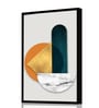 Geometric Multicolour Synthetic Wood Wall Art