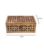 Brown Wooden & Brass Geometric  Jewellery Organisers