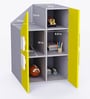 Geometric Kids Storage Cabinet in Grey Colour