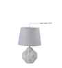 Geometric Ceramic Table Lamp-Grey