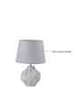 Geometric Ceramic Table Lamp-Grey