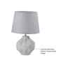 Geometric Ceramic Table Lamp-Grey