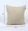 Cotton Geometric Pattern 16x16 Inch Cushion Cover