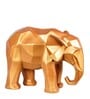 Geometric Elephant Resin Animal Figurine