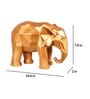 Geometric Elephant Resin Animal Figurine