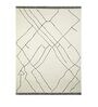 Geometric Geometric Wool 5ft x 8 ft Hand Tufted Carpet