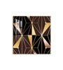 Geometric Glamour Glass Finish Square Wall Art