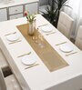 Geometric Gold (53 x12) PVC Table Runner