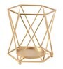 Geometric Gold (Set Of 3) Metal Candle Holder