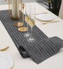 Striped Grey (53 x12) PVC Table Runner