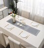 Geometric Grey (53 x12) PVC Table Runner