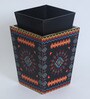9 Ltr Open Wooden Dustbins In Black