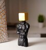 Geometric Marvel Muscle Craft Square Resin Showpiece (Grey)
