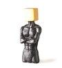 Geometric Marvel Muscle Craft Square Resin Showpiece (Grey)