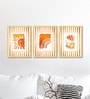 Modern Minimal Wall Art Framed Set of 3