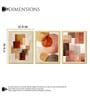 Neutral Geometric Wall Art Framed Set of 3
