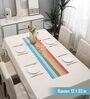 Striped Multicolor (53 x12) PVC Table Runner