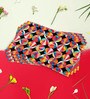 Geometric Ornament   Multicolor (18 x 12) Velvet (Set of 6) Table Placemat