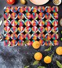 Geometric Ornament   Multicolor (18 x 12) Velvet (Set of 6) Table Placemat