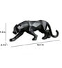 Geometric Panther Resin Animal Figurine