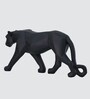 Geometric Panther Sculpture-Black Table d cor