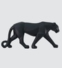 Geometric Panther Sculpture-Black Table d cor