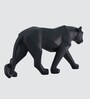 Geometric Panther Sculpture-Black Table d cor