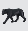 Geometric Panther Sculpture-Black Table d cor