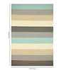 Multicolor Wool Striped 5 x 8 Feet Hand Woven Dhurrie