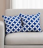 Cotton Abstract Pattern 16X16 Inches Cushion Covers (Set Of 2)