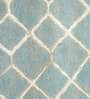 Geometrical Pattern Wool And Viscose Hand Tufted 5 x 8 Feet Carpet