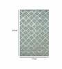 Geometrical Pattern Wool And Viscose Hand Tufted 5 x 8 Feet Carpet
