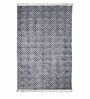 Harlequin Pattern Cotton Hand Woven 4 X 6 Feet Carpet
