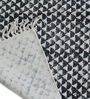 Harlequin Pattern Cotton Hand Woven 4 X 6 Feet Carpet
