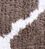 Brown Microfibre 71 x 18 Inches Machine Made Floor Runner