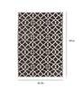 Geometric Pattern Polypropylene 5 x 2 Feet Machine Made Runners