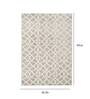 Geometric Pattern Polypropylene 5 x 2 Feet Machine Made Runners