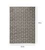 Geometric Pattern Polypropylene 5 x 2 Feet Machine Made Runners