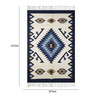 Offcuts Kilim Pattern Wool & Cotton Hand Tufted 10 X 12 Feet Carpet