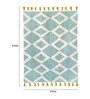 Biloxi Geometric Pattern Wool & Cotton Hand Tufted 4 X 6 Feet Carpet