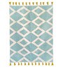 Biloxi Geometric Pattern Wool & Cotton Hand Tufted 4 X 6 Feet Carpet