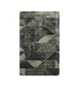 Grey Wool And Viscose Abstract 5  x 8  Feet Hand Tufted Carpet