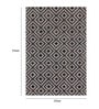 Corvell Geometric Pattern Wool Hand Woven 3 X 5 Feet Carpet