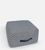 Geometric Pattern Woven Pouffe
