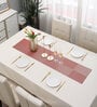 Geometric Peach (53 x12) PVC Table Runner