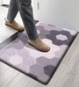 Geometric PVC 18x30 Inches Anti Skid Door Mat