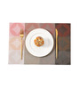 Geometric Red (18x12) PVC Table Placemat (Set of 6)