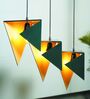 Geometric Unique Royal Green Hanging Light