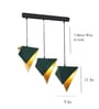 Geometric Unique Royal Green Hanging Light